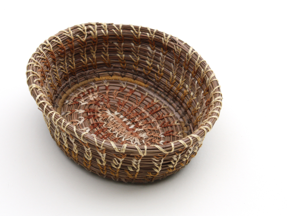 Coiled Pine Needle Basket