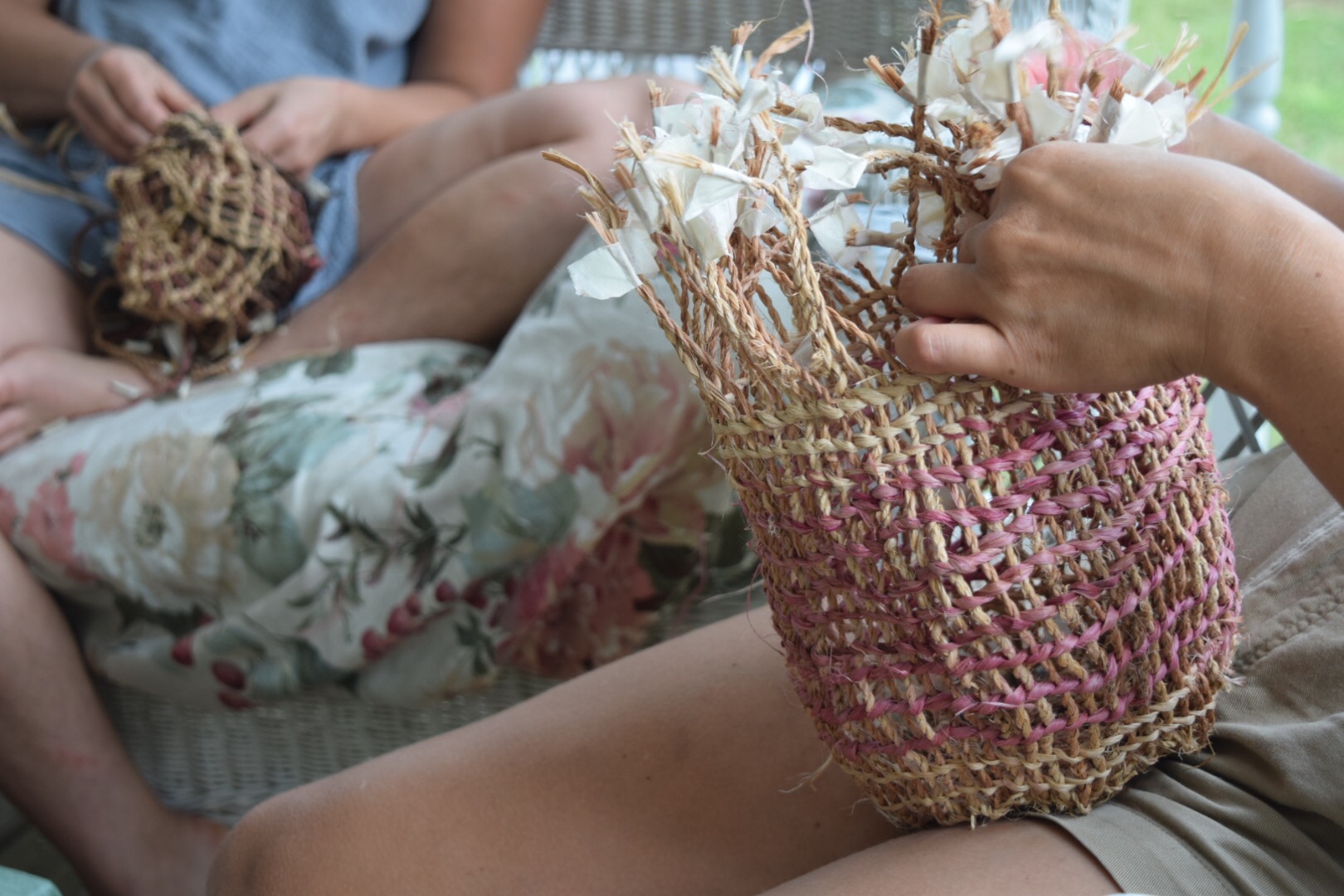 Processing Basswood Bark for Making Cordage and Baskets 