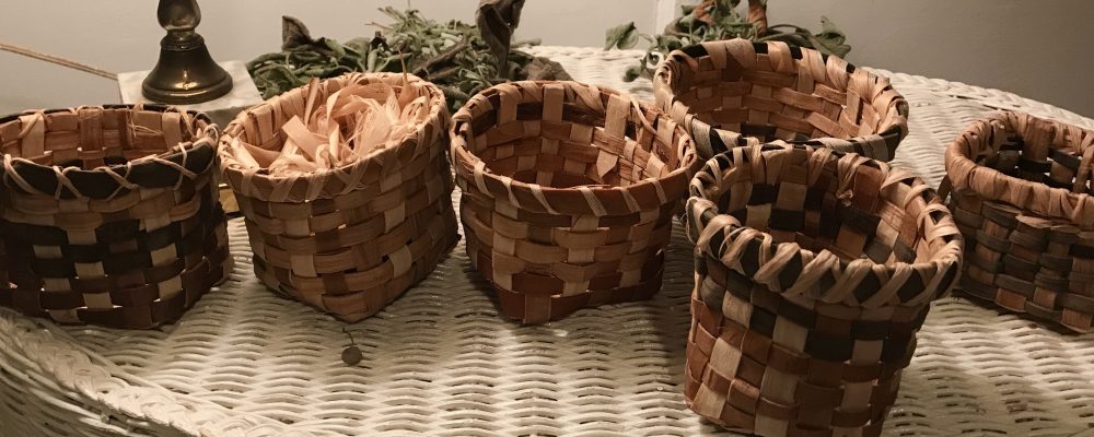 Bark Woven Baskets