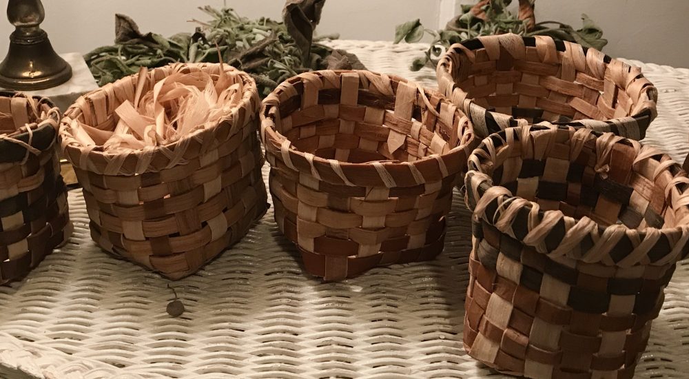 Bark Woven Baskets