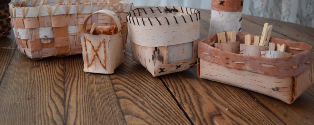 Folded Birch Bark Baskets With Katie Grove