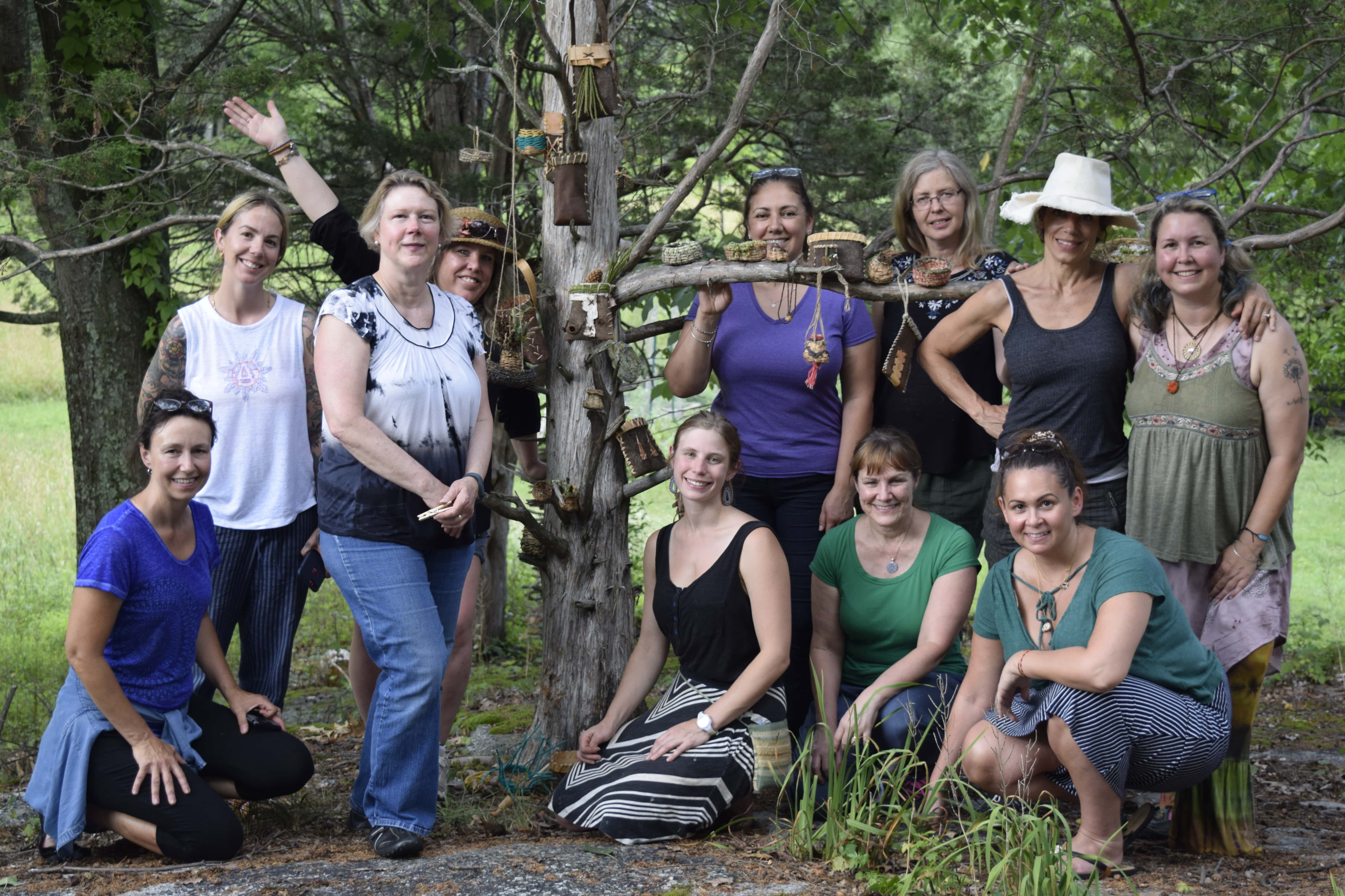 Basketry Weekend Intensive Class Portrait